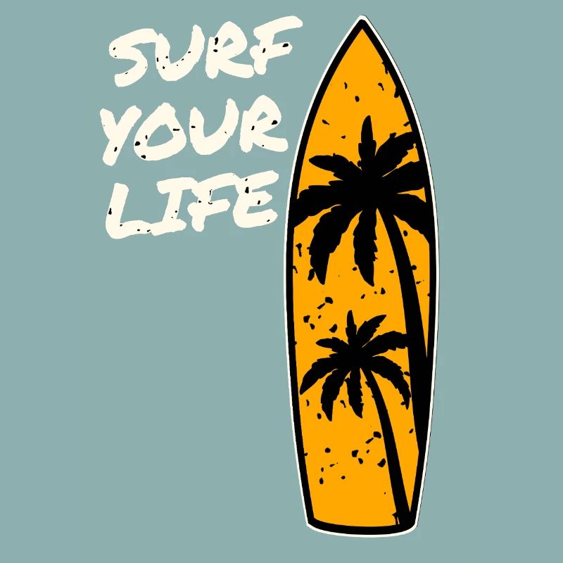 Devise de la vie de surfeur