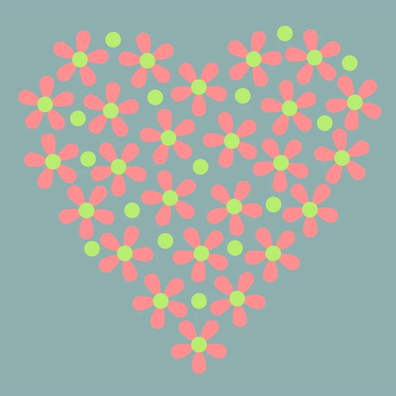 Blümchenherz / heart of daisies (2c)