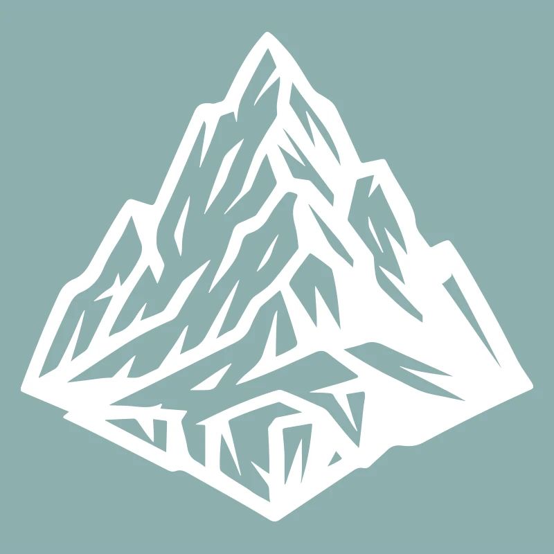 Icône du sommet de la montagne
