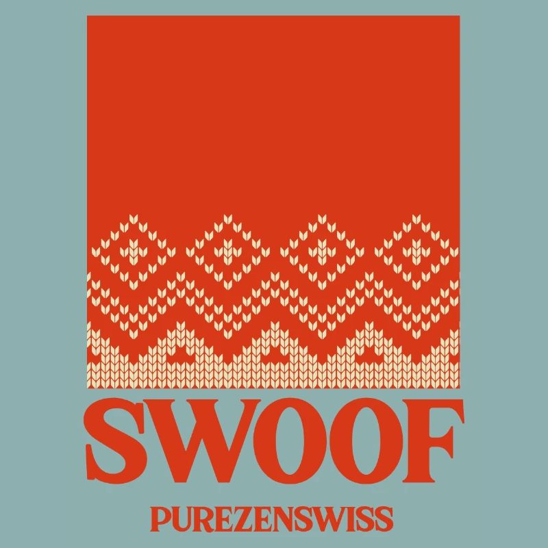Nordic Knitting Pattern Red