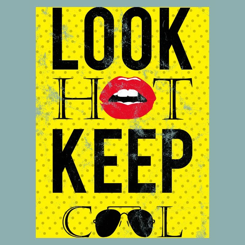 Pop Art / Comic: Look Hot, Keep Cool - Lips