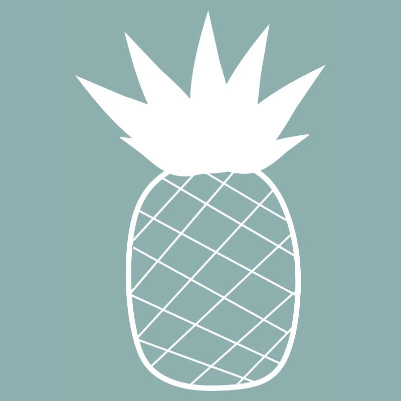 Pineapple White Summer Holiday Gift Gift Idea