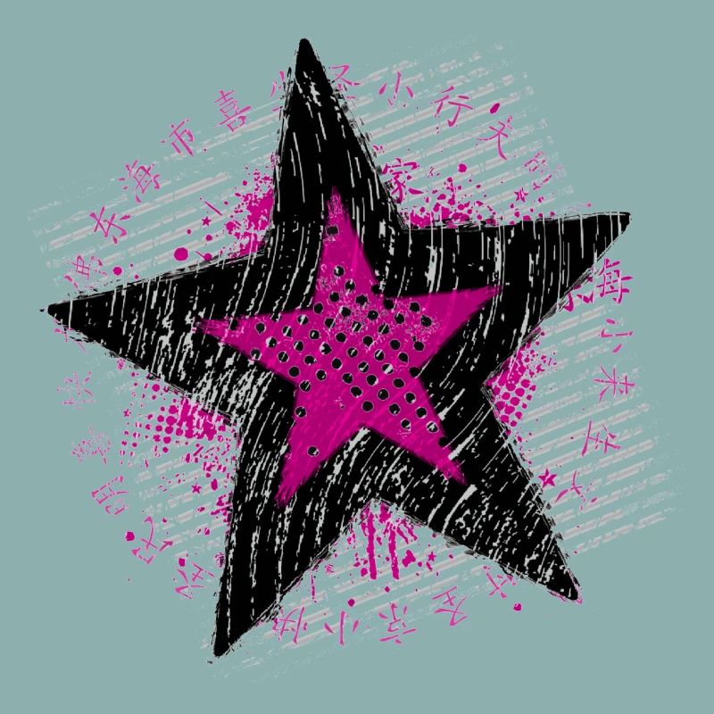 Big Star (black / purple)