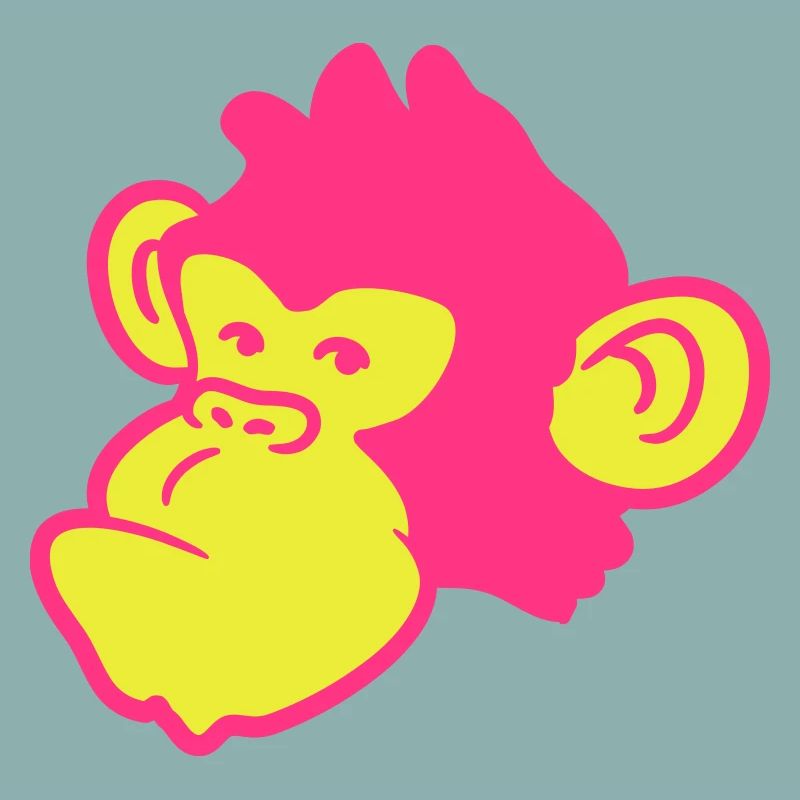 Cool monkey head