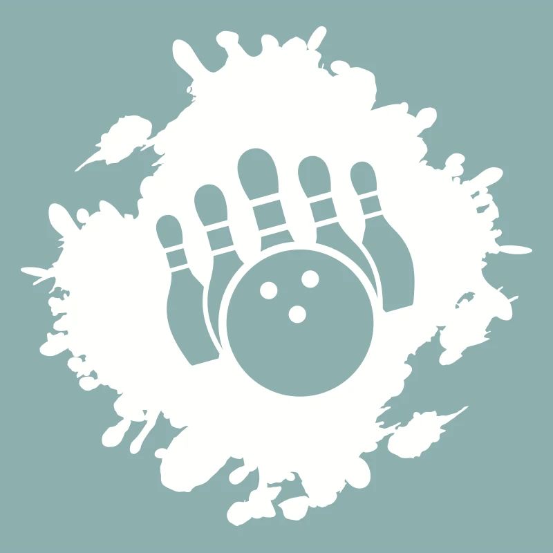 Skittles bowling blob