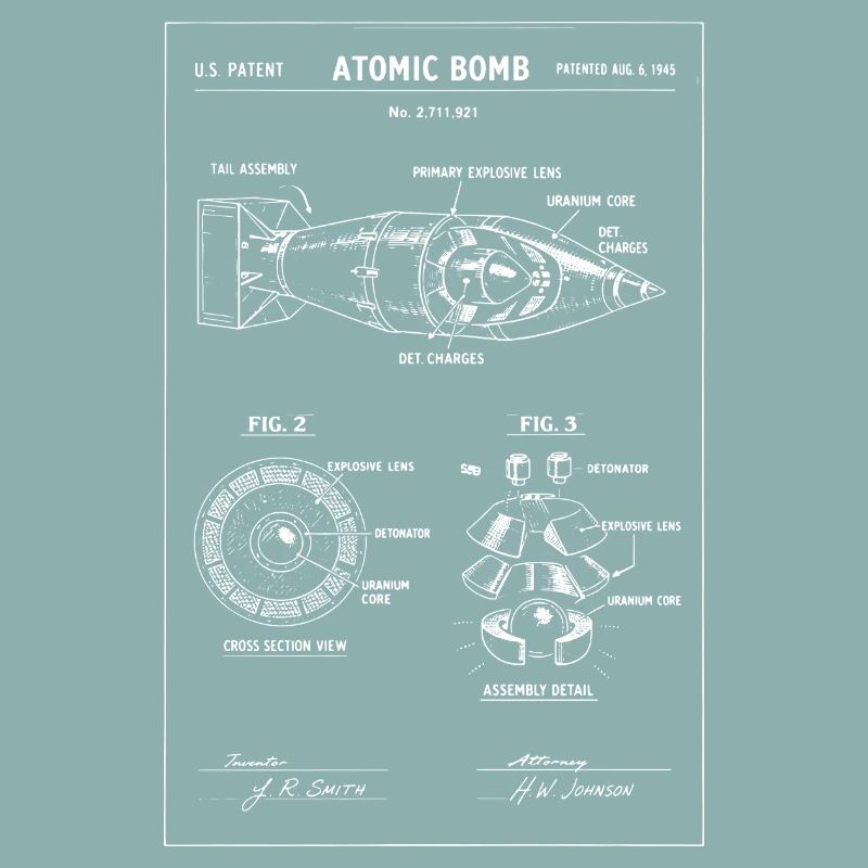 Esquisse du plan de la bombe atomique