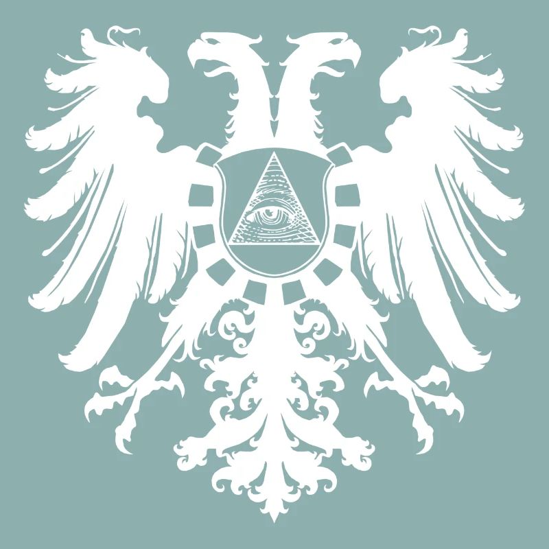 White Illuminati Eagle