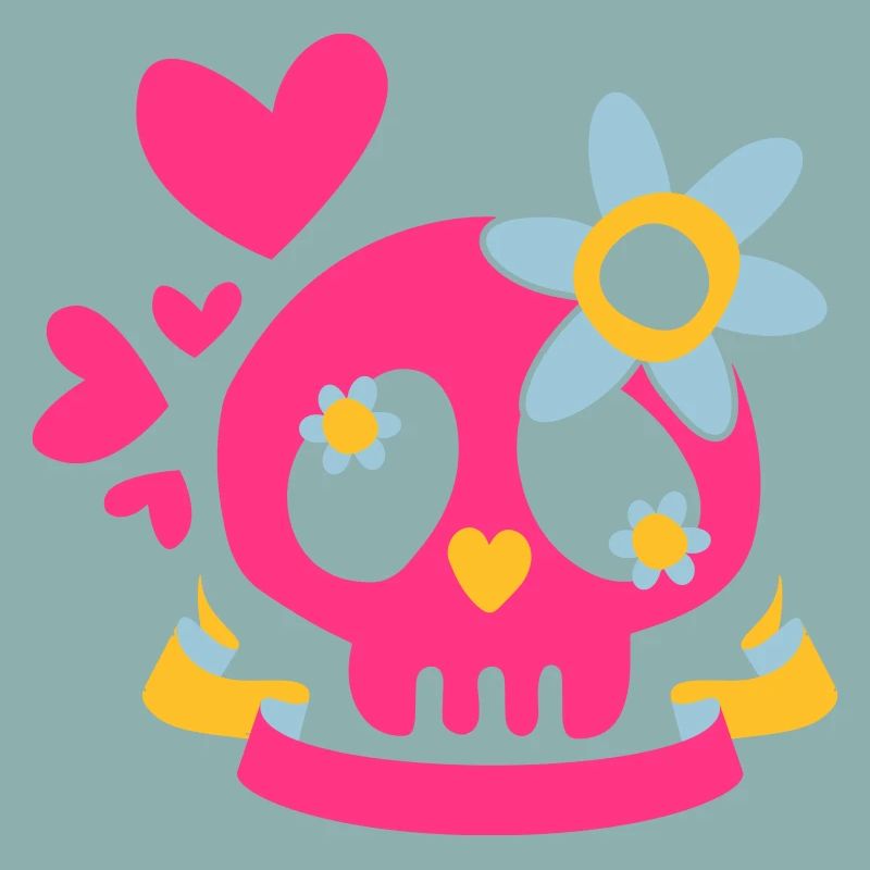 Tête de mort princesse