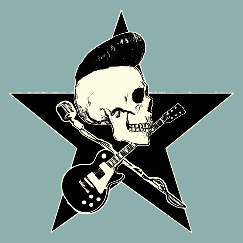 Rock-n-Roll Skull
