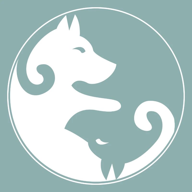 Chiens de Yin Yang &