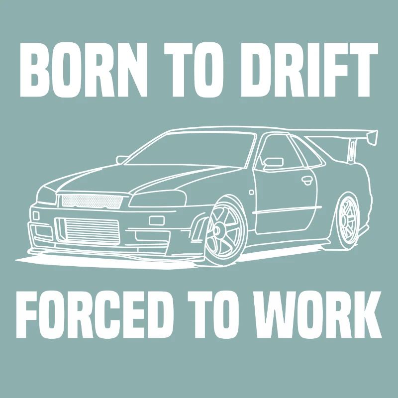 born to drift white