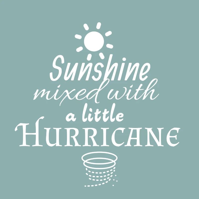 Soleil mélangé avec un peu de l'ouragan