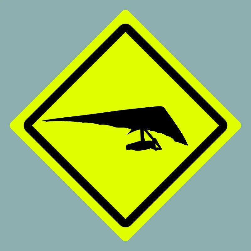 hang glider roadsign