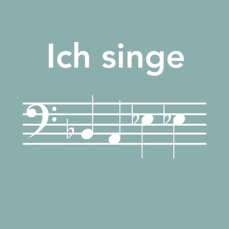 Ich singe Bass