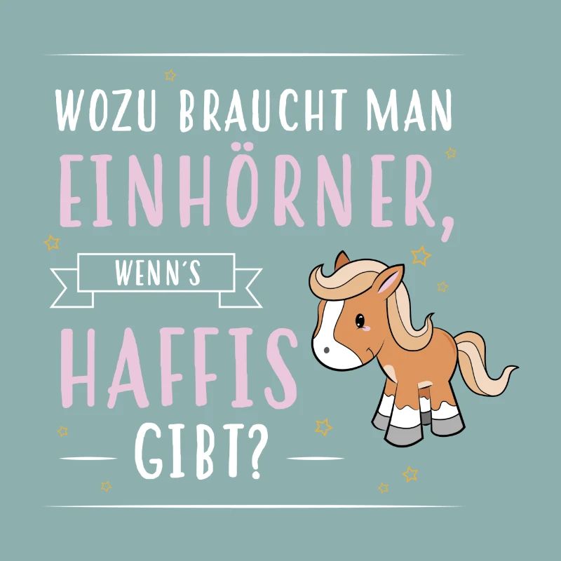 Wozu Einhörner Haflinger