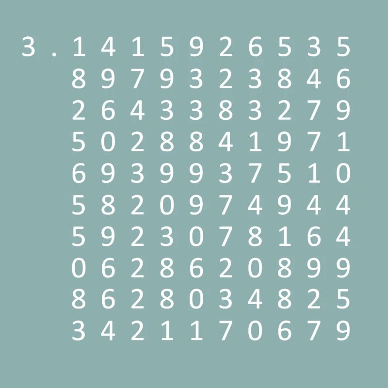 Pi to 100 Decimal Places