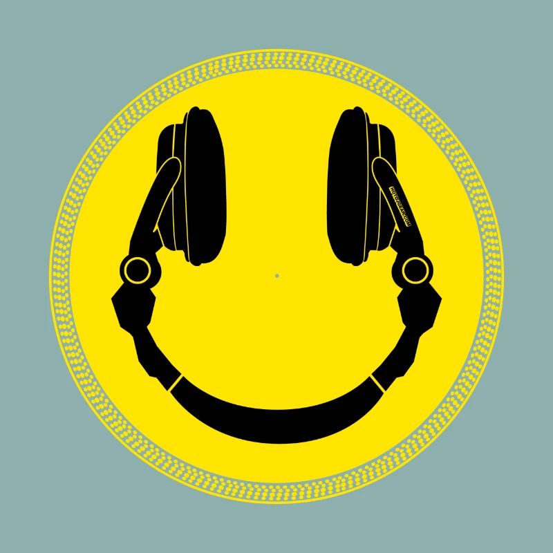 DJ Smilie Headphones Platter