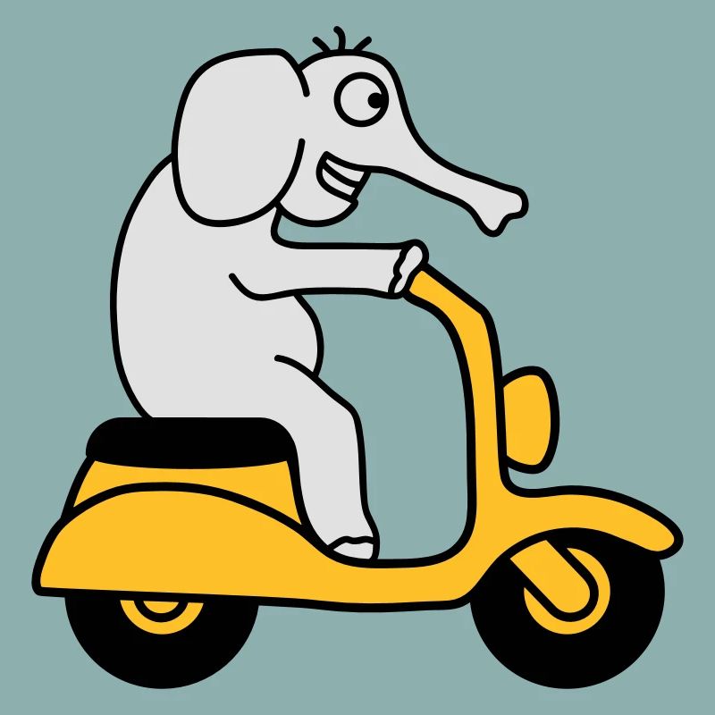 Moped Elephant