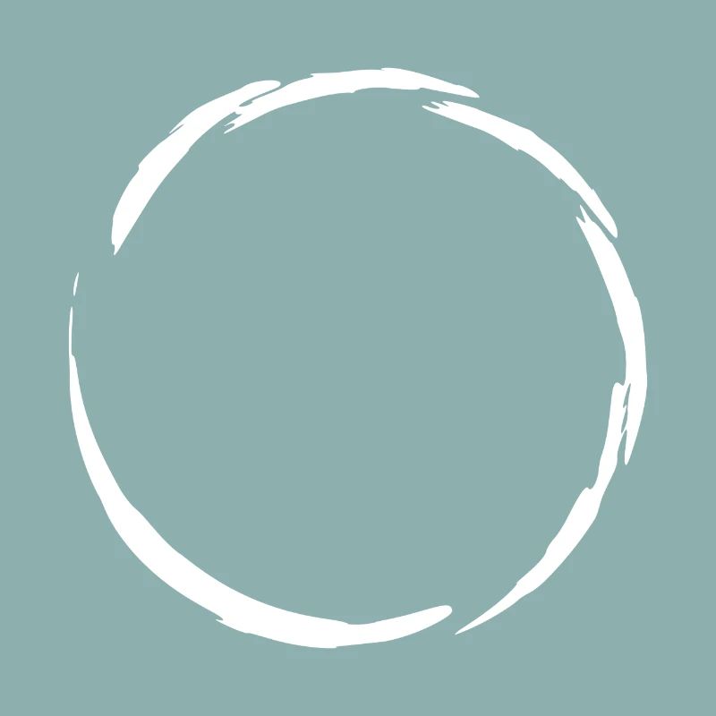 Cercle Symbole Blanc