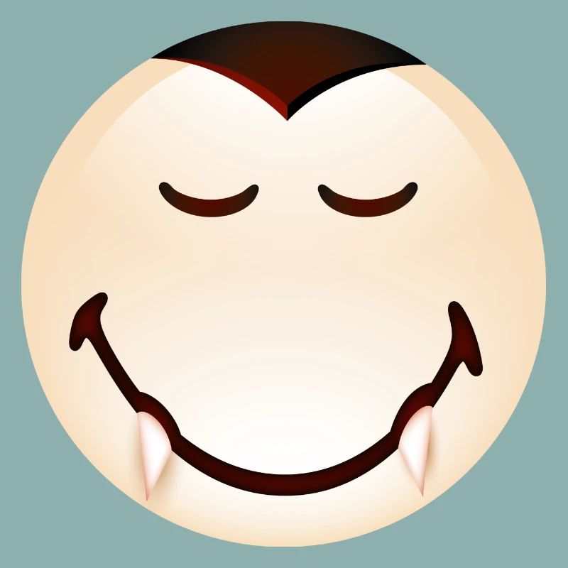 Smiley Halloween Dracula