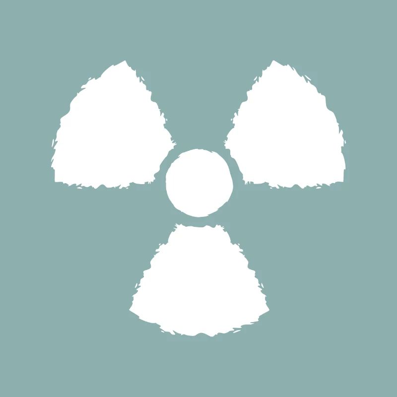 Signe de symbole nucléaire