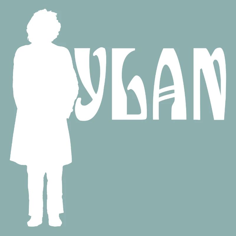 Silhouette White Bob Dylan