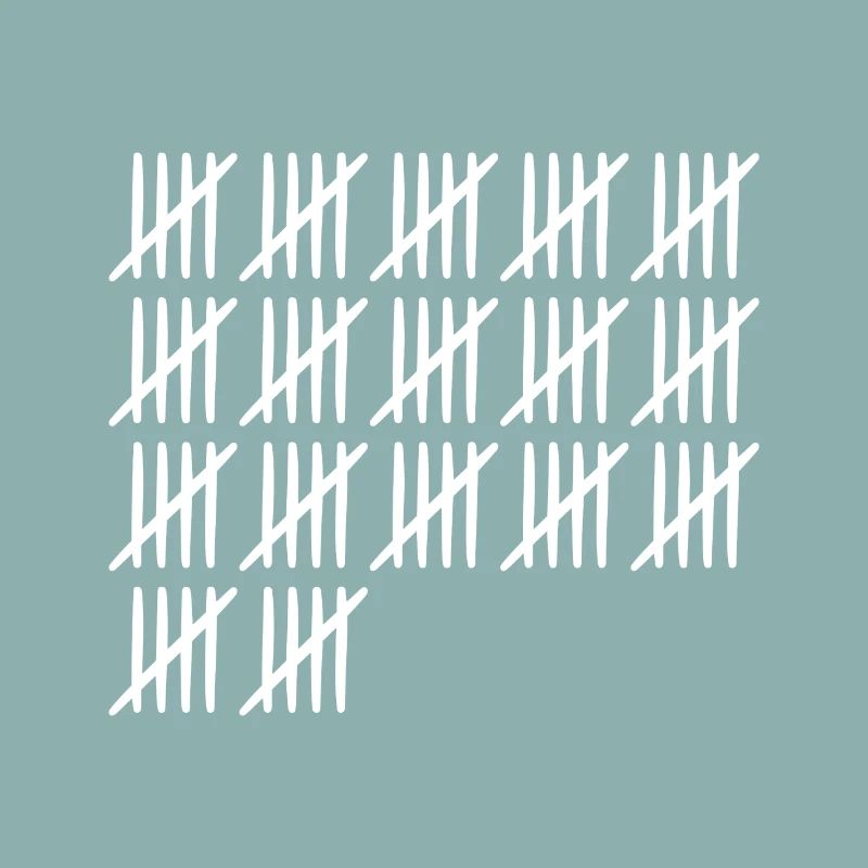 85 Geburtstag Strichliste - 85 Jahre alt