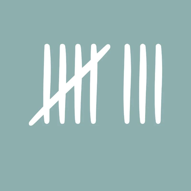 8 birthday tally sheet - 8 years old