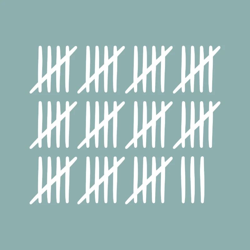 58 birthday tally sheet - 58 years old