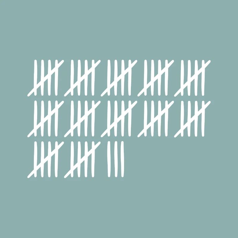 63 Geburtstag Strichliste - 63 Jahre alt