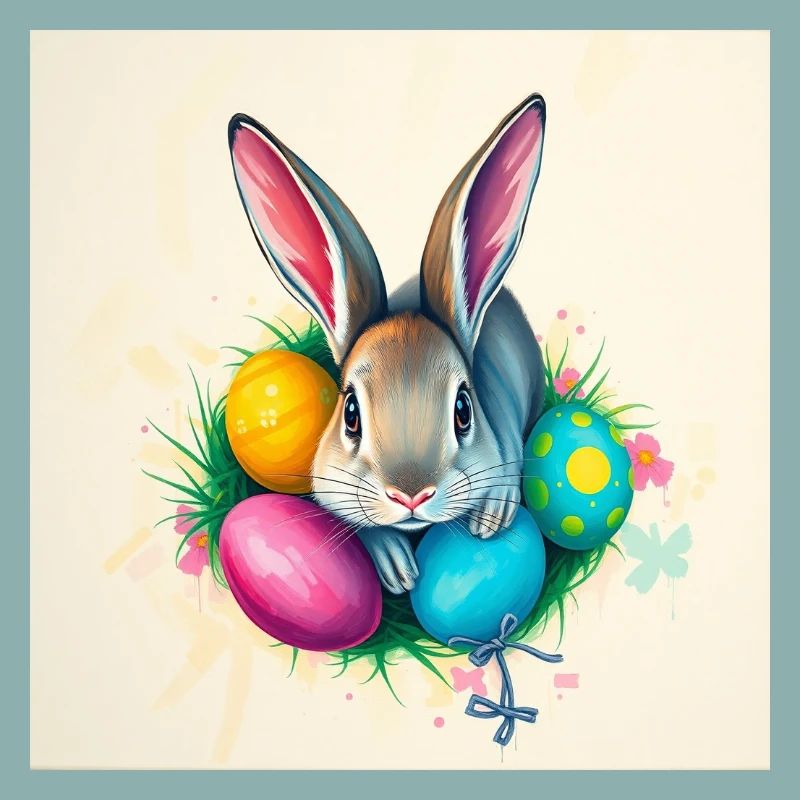 „Hasenparty & Farbenmeer“