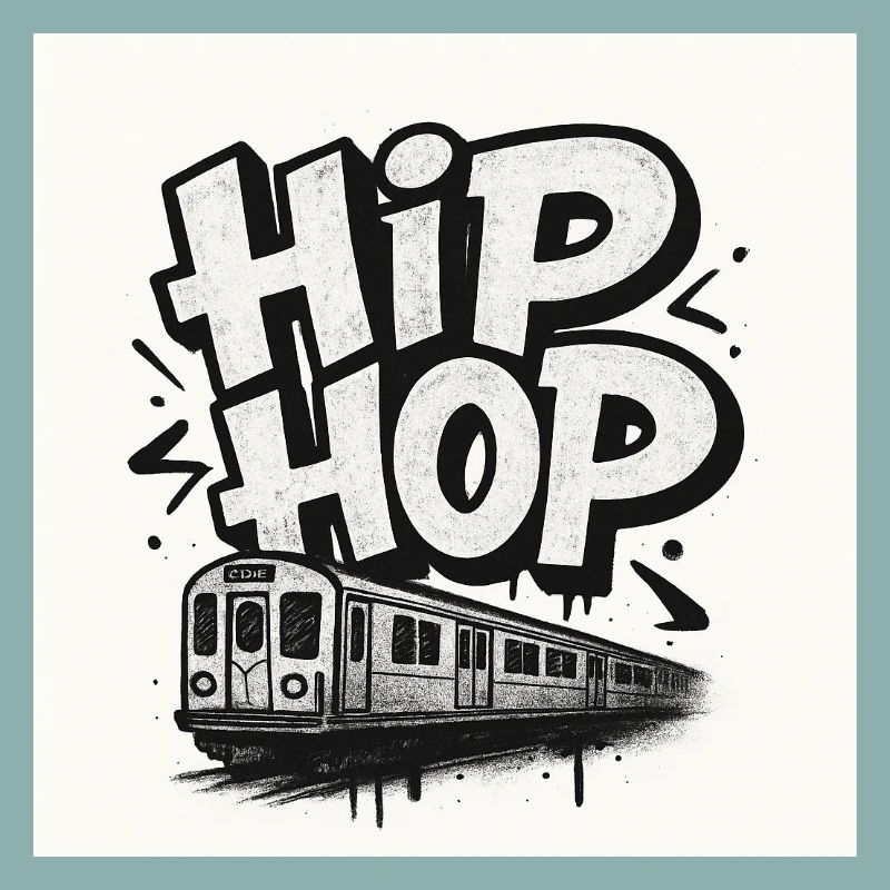 HipHop Lettering with Train