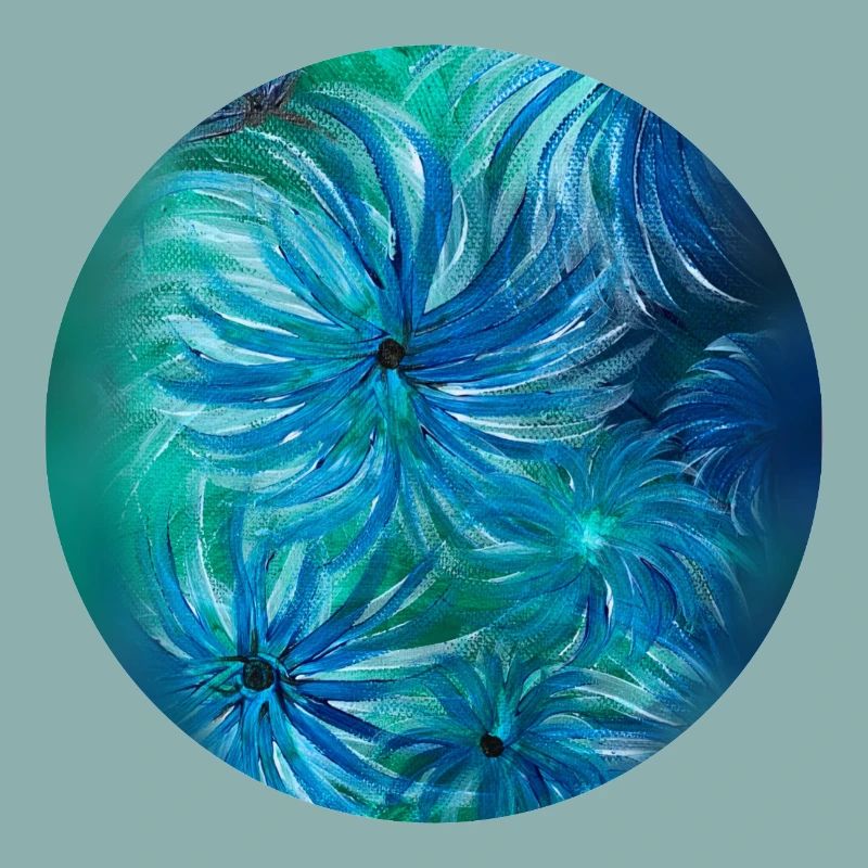 Sommerfarben- handgemalt von Martina Eßer