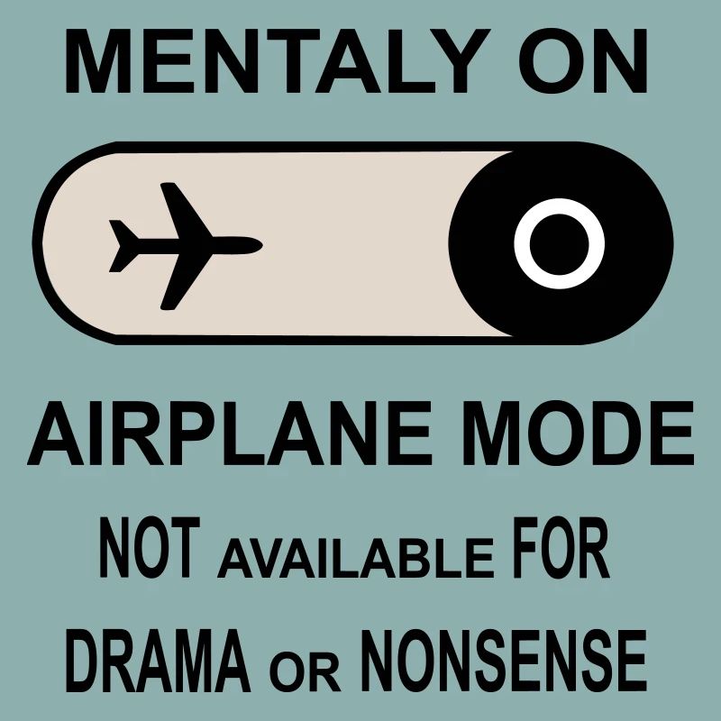 Mental im Flugzeugmodus