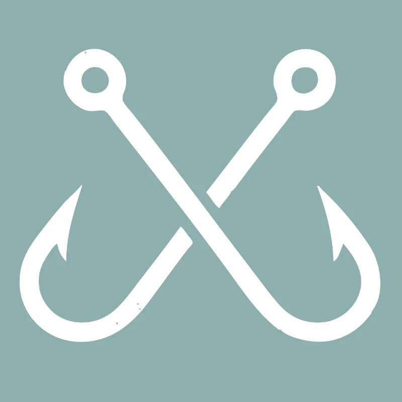 Fishhook crossed