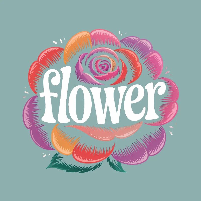 Blumen Logo - Cooles Gartendesign