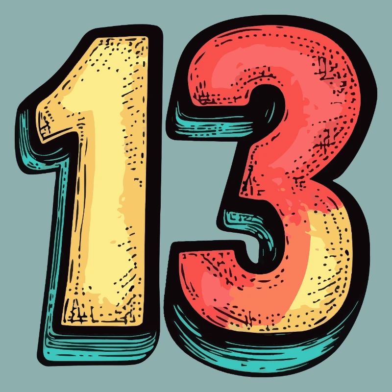Bande dessinée à 13 chiffres