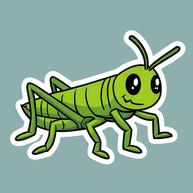 Grasshopper Funny Comic Insect Shirt