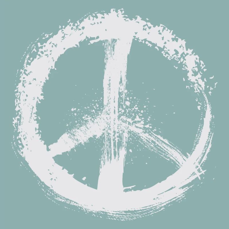 Symbole de paix blanc