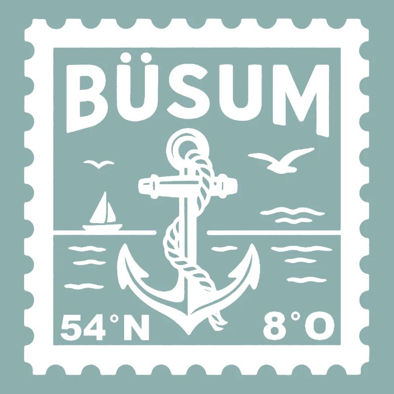 Timbre-poste Büsum