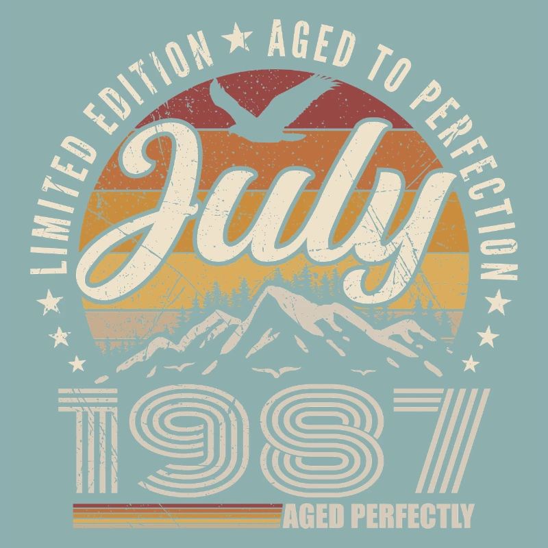 Juli 1987 Geschenk zum 38-jährigen Jubiläum Juli 1987