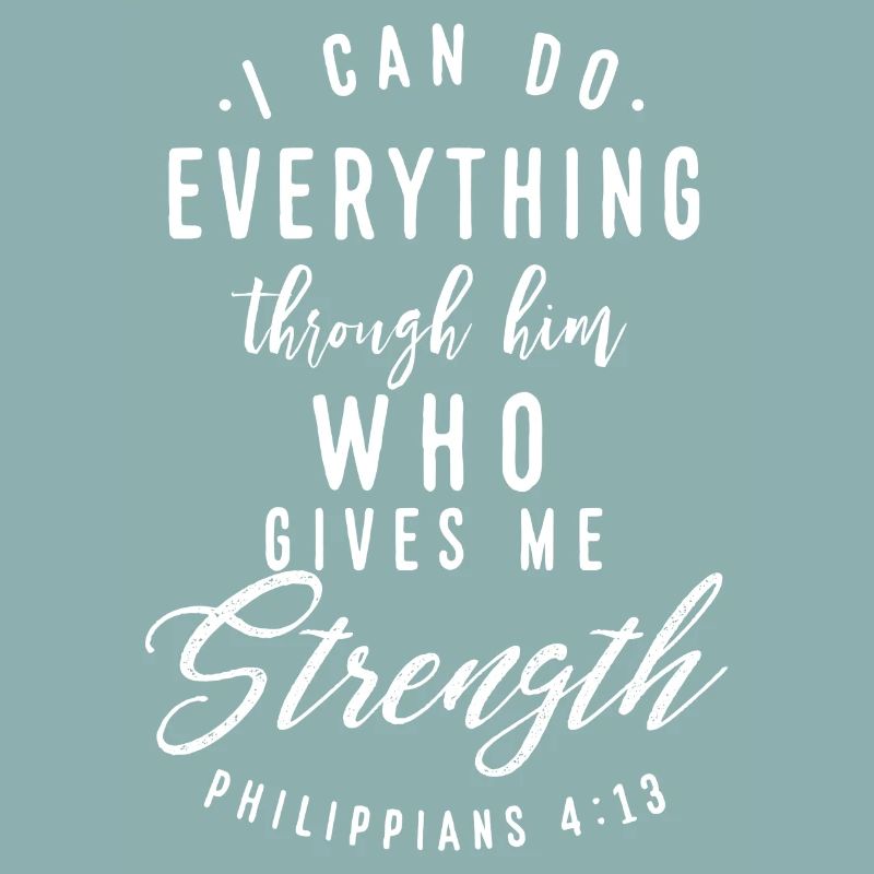 Everything through him christliches Jesus Geschenk