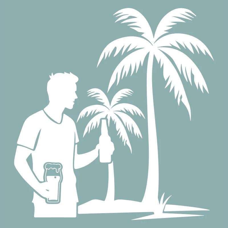 Palmen Urlaub Drinking