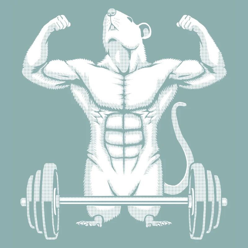 Gym Rat Halftone