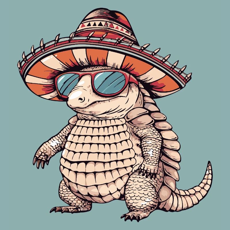Armadillo Funny Sombrero