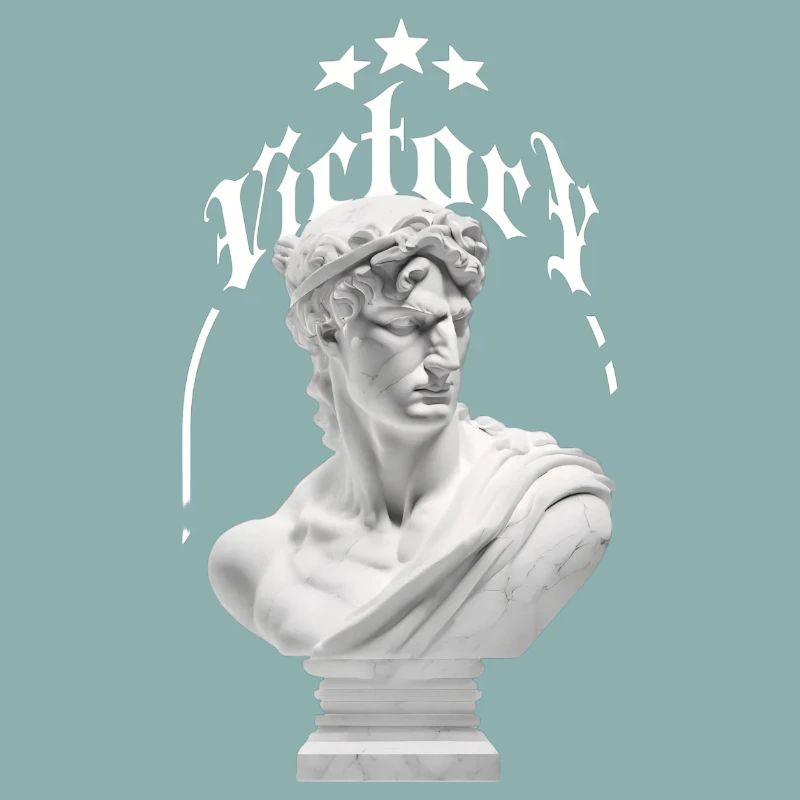 Gothic Sieg-Büste mit Blindfold