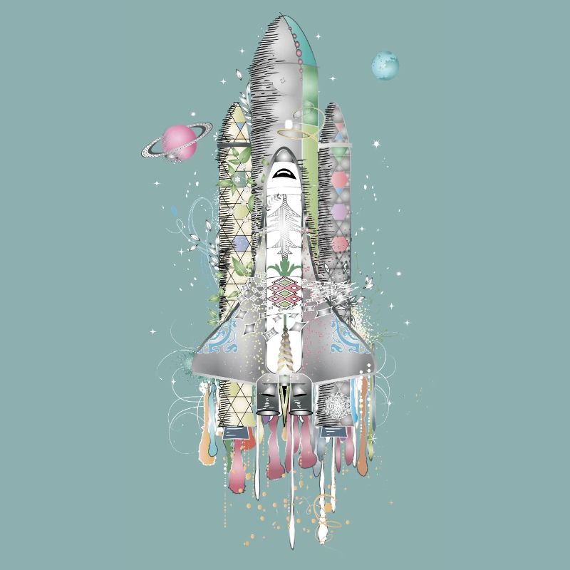 Imaginative Space Shuttle - Artfully Designed