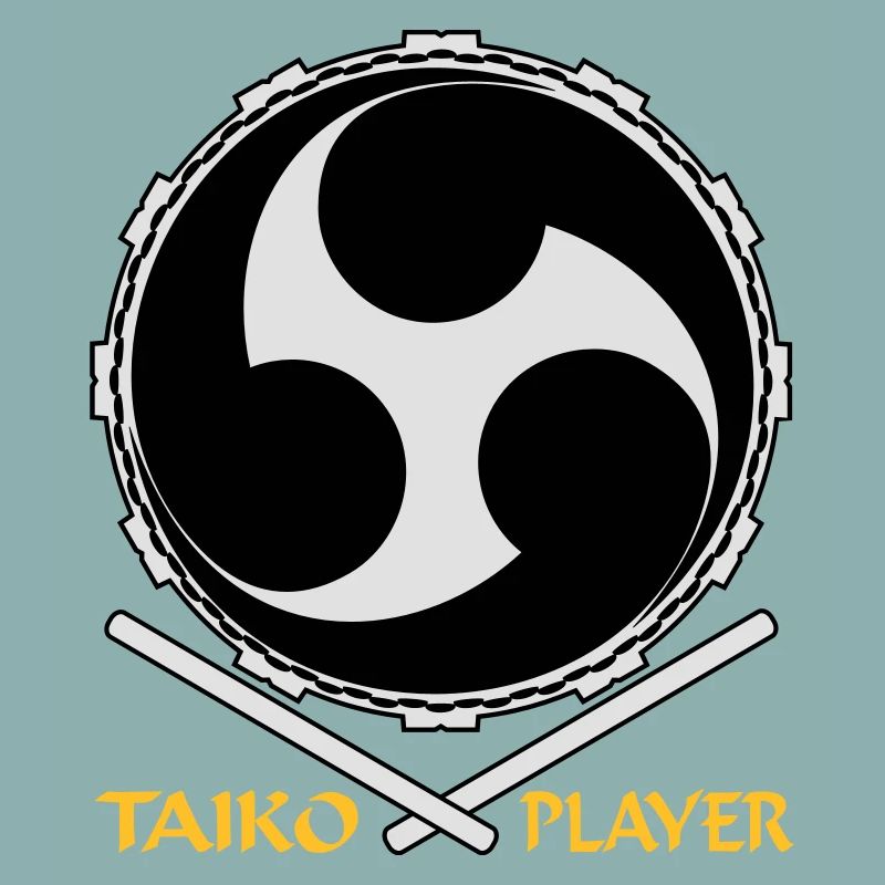 Symbol Taiko-Drumming V1 (dreifarbig)