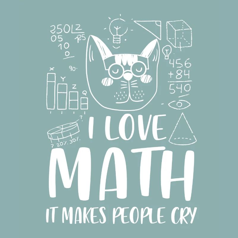 I love Math it makes people cry