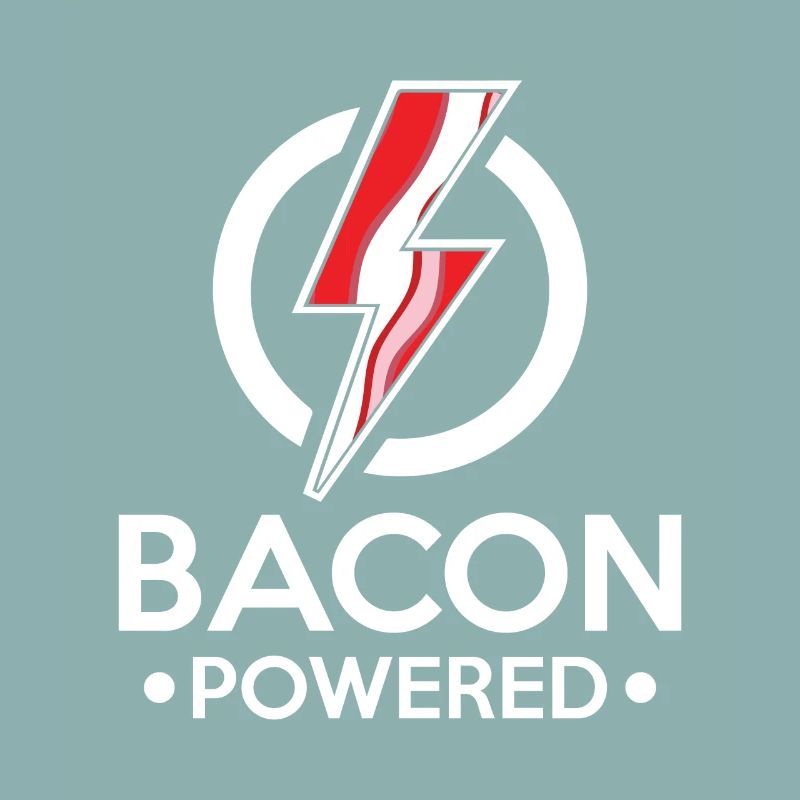 Bacon Powered - lightning taste morning